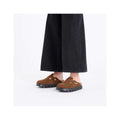 Birkenstock Women's Boston Chunky Suede Clogs  Darktea Black
