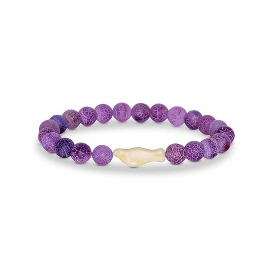 Fahlo The Glide Seal Bracelet Coral Reef Violet