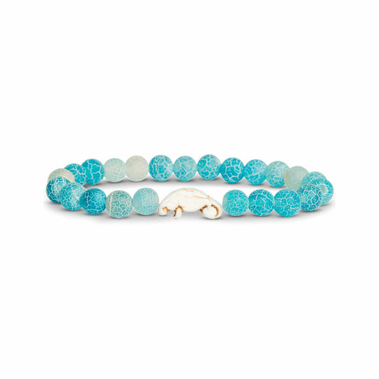 Fahlo The Drift Manatee Bracelet Aqua Blue