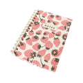 Graphique Pink Strawberries Spiral Hard Cover Journal