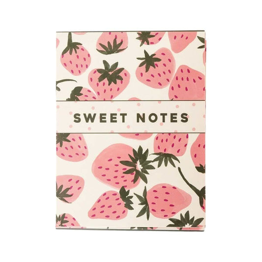 Graphique Pink Strawberries Pocket Note