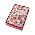 Graphique Pink Strawberries Boxed Card Set