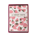 Graphique Pink Strawberries Boxed Card Set