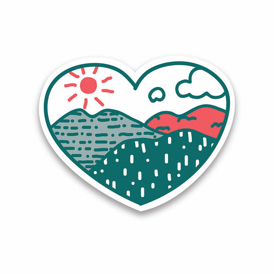 Mast General Store Heart of the Mountains Sticker