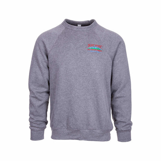 Mast Store Outfitters Embroidered Crew Sweatshirt Deep Heather