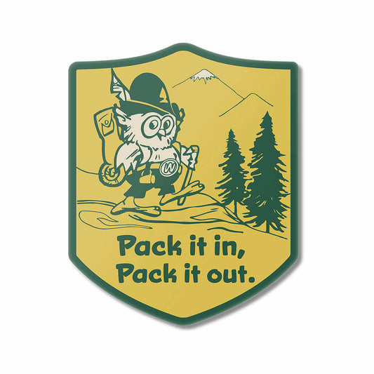 Pack It In, Pack It Out Magnet