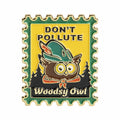 Woodsy Owl Postage Stamp Enamel Pin