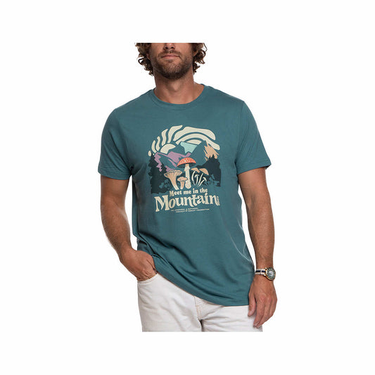 Meet Me In The Mountains Short Sleeve T-Shirt Marine