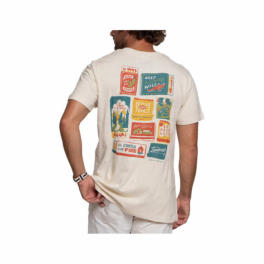 Leave No Trace Matchbooks Short Sleeve T-Shirt Honeycomb