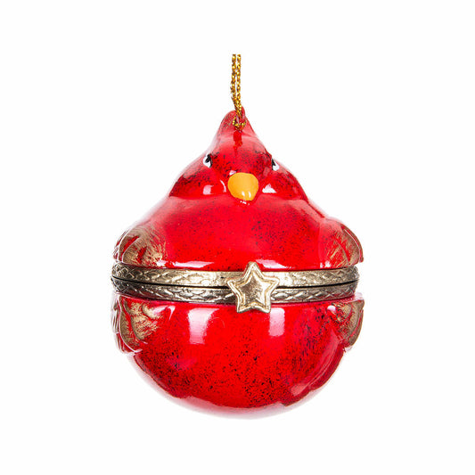 Bandwagon Big Red Bird Porcelain Ornament