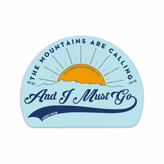 Mountains are Calling Sticker