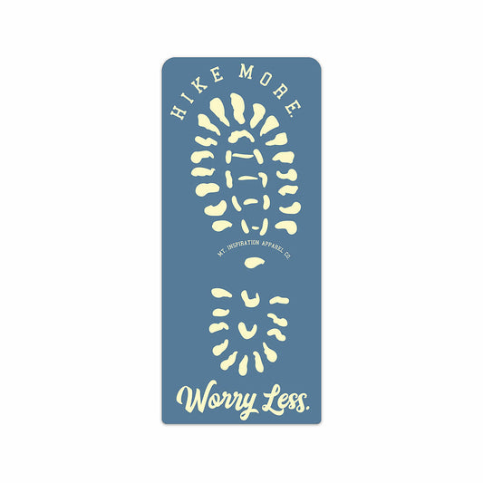 Hike More Worry Less Sticker
