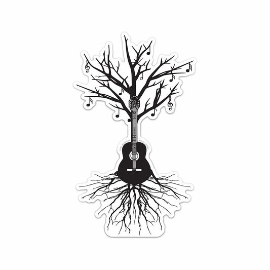 Guitar Tree Sticker