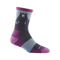 Women's Bear Town Micro Crew Hiking Socks Purple