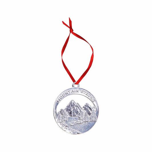 Mast General Store Mountain Strong Pewter Ornament