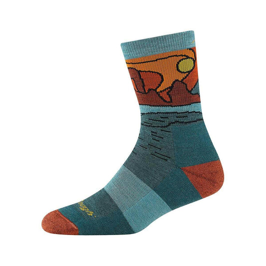 Women's Celeste Micro Crew Hiking Socks Teal