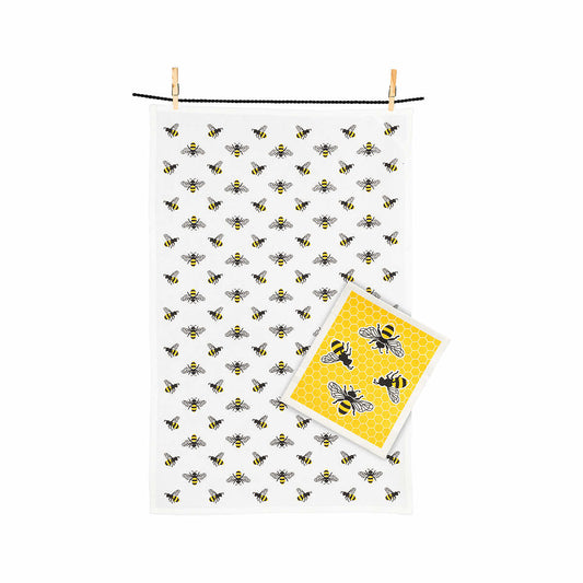 Abbott Bee Swedish Dishcloth & Kitchen Towel Set
