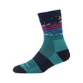 Women's Coolmax Mirror Lake Micro Crew Hiking Socks  Teal