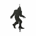 Big Foot Shadow Wind Chime