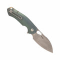 GiantMouse Biblio XL Mast General Store Exclusive Knife Green Anodized Ti