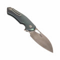 GiantMouse Biblio XL Mast General Store Exclusive Knife Green Anodized Ti