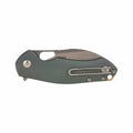 GiantMouse Biblio XL Mast General Store Exclusive Knife Green Anodized Ti