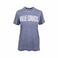 Bay Pointe Valle Crucis Burnwash Block Script Short Sleeve T-Shirt Charcoal