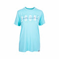 Bay Pointe Boone Burnwash Block Script Short Sleeve T-Shirt Chalky Mint