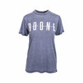 Bay Pointe Boone Burnwash Block Script Short Sleeve T-Shirt Charcoal