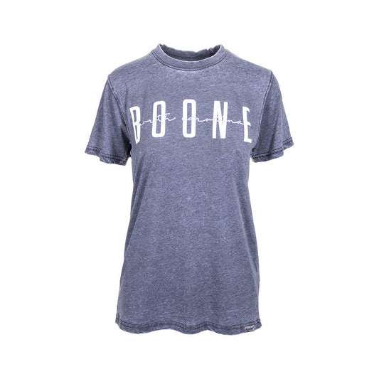 Color swatch for Bay Pointe Boone Burnwash Block Script Short Sleeve T-Shirt in Chalky Mint