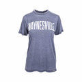 Bay Pointe Waynesville Burnwash Block Script Short Sleeve T-Shirt Charcoal