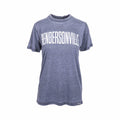 Bay Pointe Hendersonville Burnwash Block Script Short Sleeve T-Shirt Charcoal