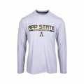 Men's Appalachian State Mac Long Sleeve T-Shirt Stone Grey
