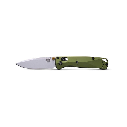 Benchmade 533SL-10 Mini Bugout Knife Woodlnd Grn Aluminum
