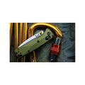 Benchmade 533SL-10 Mini Bugout Knife Woodlnd Grn Aluminum