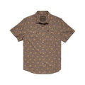 Howler Brothers Men's Bouquets H Bar B Short Sleeve Snapshirt, Morel, alternate view 2