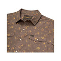 Howler Brothers Men's Bouquets H Bar B Short Sleeve Snapshirt, Morel, alternate view 3
