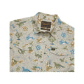 Howler Brothers Men's Ecosistema H Bar B Short Sleeve Snapshirt, Sand, alternate view 3