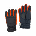 Broner Kids' Arctic Edge Insulated Ski Gloves Blk Orange