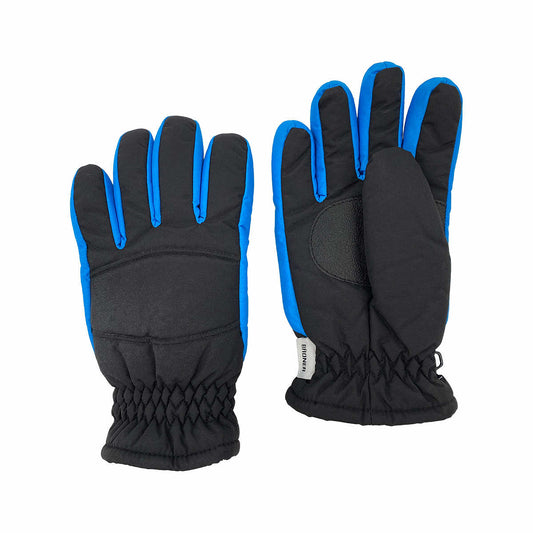 Broner Kids' Arctic Edge Insulated Ski Gloves Blk Turq