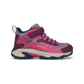 Merrell Youth Moab Speed Mid 2 A/C Waterproof Boots Berry Navy