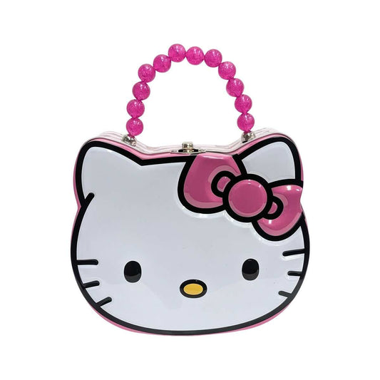 Hello Kitty Tin Purse With Beaded Handle