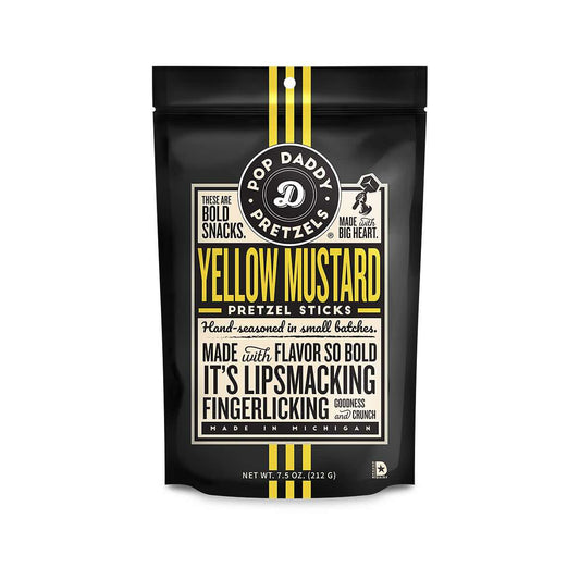 Yellow Mustard Seasoned Pretzels