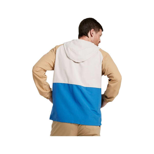 L.L.Bean Men's Mountain Classic Colorblock Anorak Jacket Shore Iron