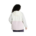 L.L.Bean Women's Multi-Color Mountain Classic Anorak - Curvy  Paper White Putty