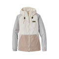L.L.Bean Women's Multi-Color Mountain Classic Anorak - Curvy  Paper White Putty