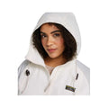 L.L.Bean Women's Multi-Color Mountain Classic Anorak - Curvy  Paper White Putty