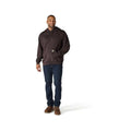 Men's Re-Engineered Relaxed Fit Midweight Garment Dyed French Terry Graphic Sweatshirt  Dark Sepia