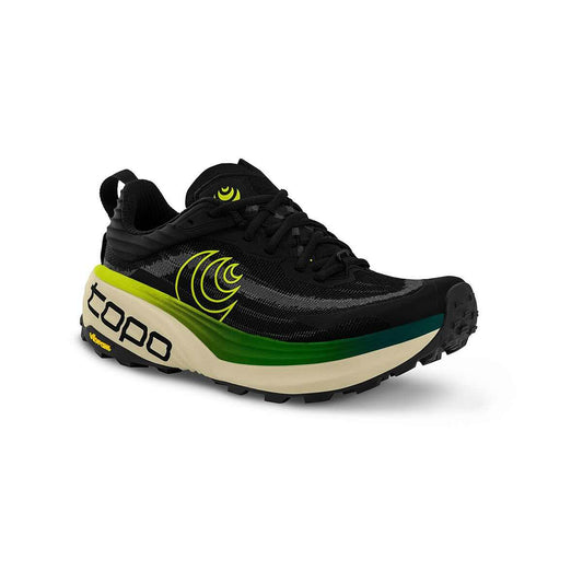 Topo Athletic Men's Vista Shoes Black Lime