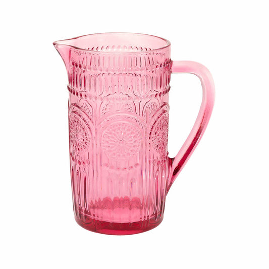 Boston International Recycled Glass Pitcher - Pink